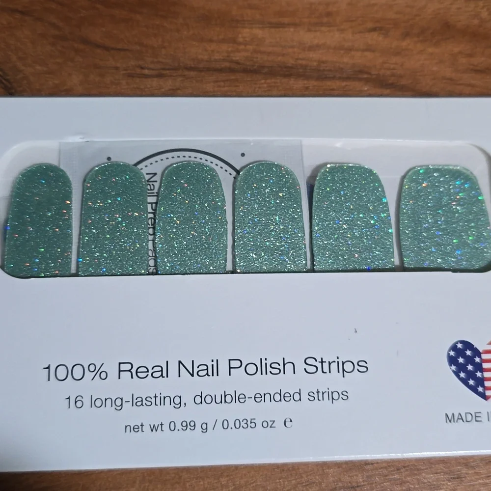 Color Street MINT TO BE Press On Nails 100% Real Polish